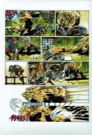 Philippe Bringel - Planche 17 de Jad-Kan " L'Ombre du Yornak" - Planche originale