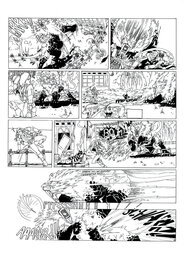 Philippe Bringel - Planche 17 N&B de Jad-Kan " L'Ombre du Yornak" - Comic Strip