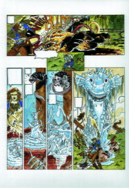 Philippe Bringel - Planche 18 de Jad-Kan " L'Ombre du Yornak" - Planche originale