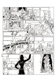 Philippe Bringel - Planche 2 N&B de Jad-Kan " L'Ombre du Yornak" - Planche originale