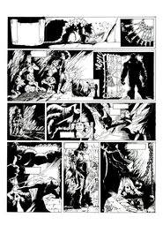 Philippe Bringel - Planche 20 N&B de Jad-Kan " L'Ombre du Yornak" - Comic Strip