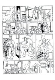 Planche 24 N&B de Jad-Kan " L'Ombre du Yornak"