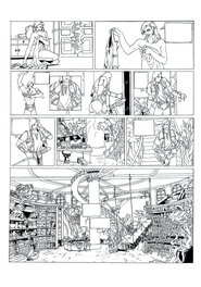 Planche 26 N&B de Jad-Kan " L'Ombre du Yornak"