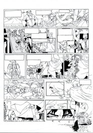 Philippe Bringel - Planche 3 N&B de Jad-Kan " L'Ombre du Yornak" - Planche originale