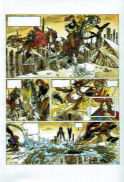 Philippe Bringel - Planche 30 de Jad-Kan " L'Ombre du Yornak" - Planche originale