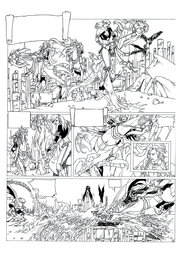 Philippe Bringel - Planche 30 N&B de Jad-Kan " L'Ombre du Yornak" - Comic Strip
