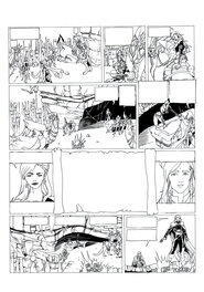 Philippe Bringel - Planche 31 N&B de Jad-Kan " L'Ombre du Yornak" - Comic Strip