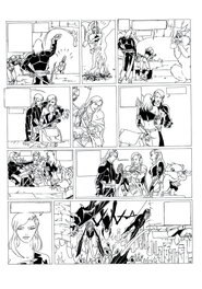 Philippe Bringel - Planche 34 N&B de Jad-Kan " L'Ombre du Yornak" - Comic Strip