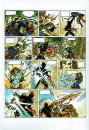 Philippe Bringel - Planche 36 de Jad-Kan " L'Ombre du Yornak" - Planche originale
