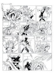 Philippe Bringel - Planche 36 N&B de Jad-Kan " L'Ombre du Yornak" - Comic Strip