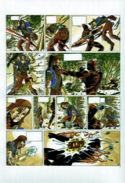 Philippe Bringel - Planche 37 de Jad-Kan " L'Ombre du Yornak" - Planche originale
