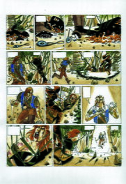 Philippe Bringel - Planche 38 de Jad-Kan " L'Ombre du Yornak" - Planche originale