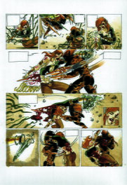 Philippe Bringel - Planche 39 de Jad-Kan " L'Ombre du Yornak" - Planche originale