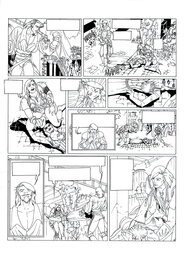 Philippe Bringel - Planche 4 N&B de Jad-Kan " L'Ombre du Yornak" - Planche originale