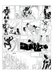 Philippe Bringel - Planche 40 N&B de Jad-Kan " L'Ombre du Yornak" - Comic Strip