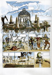 Philippe Bringel - Planche 41 de Jad-Kan " L'Ombre du Yornak" - Planche originale