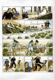 Philippe Bringel - Planche 42 de Jad-Kan " L'Ombre du Yornak" - Planche originale