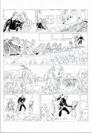 Philippe Bringel - Planche 42 N&B de Jad-Kan " L'Ombre du Yornak" - Comic Strip