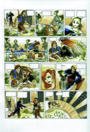 Philippe Bringel - Planche 43 de Jad-Kan " L'Ombre du Yornak" - Planche originale