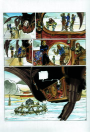 Philippe Bringel - Planche 46 de Jad-Kan " L'Ombre du Yornak" - Planche originale