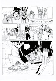 Philippe Bringel - Planche 46 N&B de Jad-Kan " L'Ombre du Yornak" - Comic Strip