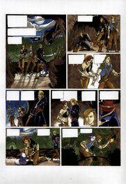 Philippe Bringel - Planche 47 de Jad-Kan " L'Ombre du Yornak" - Planche originale