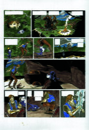 Philippe Bringel - Planche 48 de Jad-Kan " L'Ombre du Yornak" - Planche originale