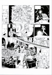 Philippe Bringel - Planche 49 N&B de Jad-Kan " L'Ombre du Yornak" - Comic Strip