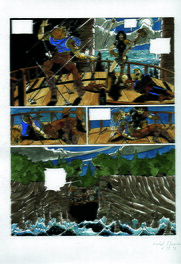 Philippe Bringel - Planche 50 de Jad-Kan " L'Ombre du Yornak" - Planche originale