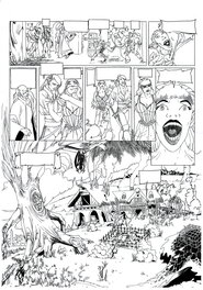 Philippe Bringel - Planche 9 N&B de Jad-Kan " L'Ombre du Yornak" - Comic Strip