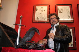 Philippe Delaby et le corbeau Philippe Delaby et le corbeau