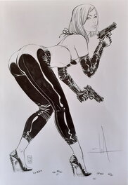 Mika - Black Widow - Illustration originale