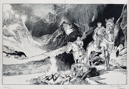 Fabrice Neaud - Neaud - Hommage à Bois Maury d’Hermann - tome 7, William - Illustration originale