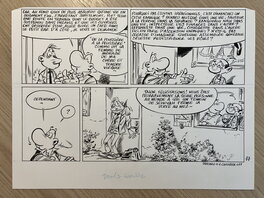 Serge Carrère - Demi-Planche Achille Talon - Planche originale