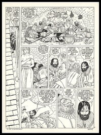 André Juillard - 7 vies de l'épervier - 1ère époque - Planche originale