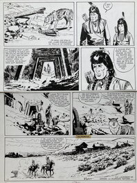 Kline - 1973 - Loup-Noir - Comic Strip