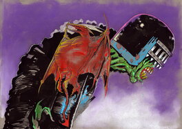 Stewart Kenneth Moore - Judge Death :  ENDGAME - Planche originale