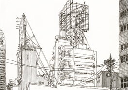 Nicolas De Crécy - Illustration originale Sans titre – REF 13 - Original Illustration