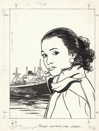 Patrick Jusseaume - Trump - Projet de couverture du tome 1 - Œuvre originale