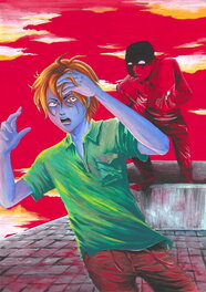 Misao Inagaki - Our Family's Pets (わが家のペット事情) | Horror Manga | Cover - Original Illustration