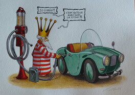 Turf - Titine a soif - Original Illustration