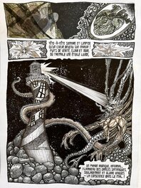 Gama Benzeno - L'irrémédiable - CHARLES BAUDELAIRES, planche originale 5/5 - Illustration originale