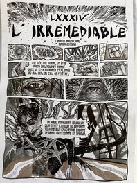 Gama Benzeno - L'irrémédiable - CHARLES BAUDELAIRES, planche originale 1/5 - Illustration originale