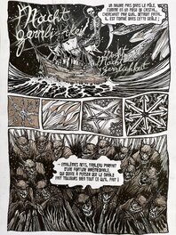 Gama Benzeno - L'irrémédiable - CHARLES BAUDELAIRES, planche originale 4/5 - Illustration originale