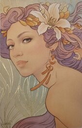 Ingrid Liman - Nymphe - Illustration originale