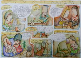 Guido Sieber - Leben mit Katzen - Comic Strip