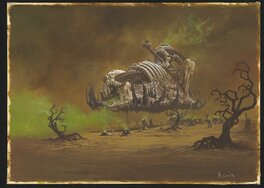 Adrian Smith - Funeral Barge - Planche originale