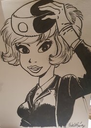 François Walthéry - Illustration de Natacha - Illustration originale