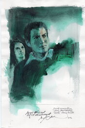 René Follet - Bob MORANE - Illustration originale