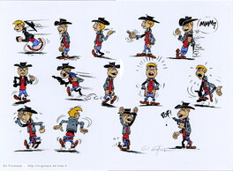 Gil Formosa - Lucky LUKE - Billy the Kid - Planche originale